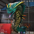 Load image into Gallery viewer, MCSDINO Bespoke Animatronics Halloween Giant Snake Prop Striking Serpent Basilisks Model-CUS012