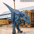 Load image into Gallery viewer, MCSDINO Creature Suits Best Party Rental Raptor Blue Costume-DCRP709