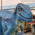 Load image into Gallery viewer, MCSDINO Creature Suits Best Party Rental Raptor Blue Costume-DCRP709