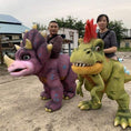 Load image into Gallery viewer, MCSDINO Creature Suits Dinosaur Ride-On Triceratops Costume For Adult-DCTR205