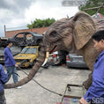 Load image into Gallery viewer, MCSDINO Creature Suits Halloween Costume Elderly Brown Elephant Costume-DCEP002