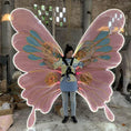 Load image into Gallery viewer, MCSDINO Creature Suits Light-Up Butterfly Costume Led Wings-DCBF001