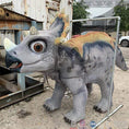Charger l'image dans la visionneuse de la galerie, MCSDINO Creature Suits Made to order 4-5 weeks production Baby Triceratops Costume Walkaround Suit-DCTR204