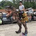 Load image into Gallery viewer, MCSDINO Creature Suits Realistic Ride On Carnotaurus Costume Dino Rider Stilts Suit-DCCA101