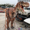 Load image into Gallery viewer, MCSDINO Creature Suits T-Rex Costume Tiger striped Dinosaur Suit-DCTR602