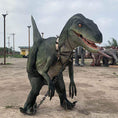 Carica l'immagine nel visualizzatore della galleria, MCSDINO Creature Suits Velociraptor Costume Green Raptor-DCRP703
