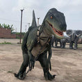 Carica l'immagine nel visualizzatore della galleria, MCSDINO Creature Suits Velociraptor Costume Green Raptor-DCRP703