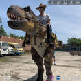 Load image into Gallery viewer, MCSDINO Creature Suits Wrangler Ride On T-Rex Stilts Costume Experience Jurassic Riding -DCTR641