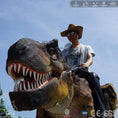 Load image into Gallery viewer, MCSDINO Creature Suits Wrangler Ride On T-Rex Stilts Costume Experience Jurassic Riding -DCTR641