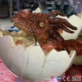 Carica l'immagine nel visualizzatore della galleria, MCSDINO Egg and Puppet Animated Hatching Fire Dragon Egg-BB049