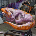 Load image into Gallery viewer, MCSDINO Egg and Puppet Animatronic Dinosaur Egg Hatching Mamenchisaurus Baby-BB055