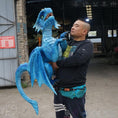 Load image into Gallery viewer, MCSDINO Egg and Puppet Baby Blue Dragon Puppet-BB069