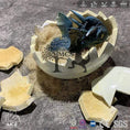 Load image into Gallery viewer, MCSDINO Egg and Puppet Hand Made Hatching Blue Dragon In Egg Incubation-BB048