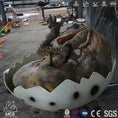 Load image into Gallery viewer, MCSDINO Egg and Puppet Hatching Indominus Rex Baby Egg Window Display-BB036