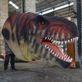 Cargar la imagen en la vista de la galería, MCSDINO Egg and Puppet Life size Tyrannosaurus Rex Head Puppet-BB065