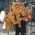 Load image into Gallery viewer, MCSDINO Egg and Puppet Protoceratops Baby Dinosaur Hand Puppet-BB030