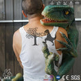 Load image into Gallery viewer, MCSDINO Egg and Puppet Raptor Hanging Onto People Hand Puppet-BB022