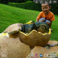Load image into Gallery viewer, MCSDINO Egg and Puppet Realistic Hatching Dinosaur Egg Animatronic Dinosaur-BB038