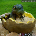 Load image into Gallery viewer, MCSDINO Egg and Puppet Realistic Hatching Dinosaur Egg Animatronic Dinosaur-BB038