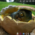 Load image into Gallery viewer, MCSDINO Egg and Puppet Realistic Hatching Dinosaur Egg Animatronic Dinosaur-BB038