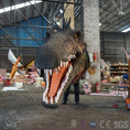 Load image into Gallery viewer, MCSDINO Egg and Puppet Spinosaurus Head Puppet-BB066