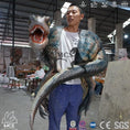 Load image into Gallery viewer, MCSDINO Egg and Puppet Wearable Winding Dinosaur Raptor Shoulder Puppet-BB042
