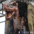 Cargar la imagen en la vista de la galería, MCSDINO Other Dinosaur Series Animatronic Tyrannosaurus Hide In The Cave Aniamtronic Scene-OTD019