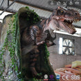 Cargar la imagen en la vista de la galería, MCSDINO Other Dinosaur Series Animatronic Tyrannosaurus Hide In The Cave Aniamtronic Scene-OTD019