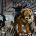 Load image into Gallery viewer, MCSDINO Ride And Scooter Amusement Machine Lion Ride-RD011