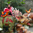 Charger l'image dans la visionneuse de la galerie, MCSDINO Ride And Scooter Fun Center Dinosaur Ride Styracosaurus-RD030