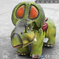 Charger l'image dans la visionneuse de la galerie, MCSDINO Ride And Scooter Playground Dinosaur Kids Ride Protoceratops Scooter-RD017