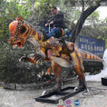 Load image into Gallery viewer, MCSDINO Ride And Scooter Playground Pachycephalosaur Dinosaur Kiddie Ride-RD006