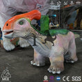Load image into Gallery viewer, MCSDINO Ride And Scooter Ride On Parasaurolophus Small Dinosaur Ride-RD018