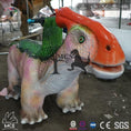 Load image into Gallery viewer, MCSDINO Ride And Scooter Ride On Parasaurolophus Small Dinosaur Ride-RD018