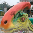 Load image into Gallery viewer, MCSDINO Ride And Scooter Small Dinosaur Car Parasaurolophus-RD018