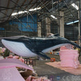Carica l'immagine nel visualizzatore della galleria, MCSDINO Robotic Animals Blue Whale Model Hanging From Ceiling-MAB005