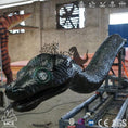 Load image into Gallery viewer, MCSDINO Robotic Animals Giant Animatronic Black Snake Came Through Hole In Ceiling-MAB001-1