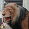 Carica l'immagine nel visualizzatore della galleria, MCSDINO Robotic Animals Giant Lion Animatronic Animal Model-MAL001B
