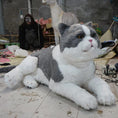 Load image into Gallery viewer, MCSDINO Robotic Animals Left Touch Control Giant Cat Animatronics For Museum-MAC006