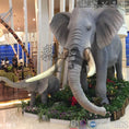 Load image into Gallery viewer, MCSDINO Robotic Animals Moveable African Elephant Model