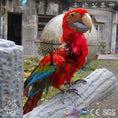 Load image into Gallery viewer, MCSDINO Robotic Animals Robotic Parrot Model Animatronic Macaw