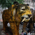 Carica l'immagine nel visualizzatore della galleria, MCSDINO Robotic Beasts Realistic Animatronic Smilodon(Saber Tooth Tiger)Model-AFS001