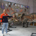 Bild in Galerie-Betrachter laden, MCSP001C-Animatronic Pachycephalosaurus Attack Each Other