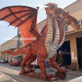 Load image into Gallery viewer, Animatronic Three Head Great Red Dragon