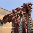 Load image into Gallery viewer, Animatronic Three Head Great Red Dragon
