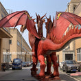 Load image into Gallery viewer, Animatronic Three Head Great Red Dragon