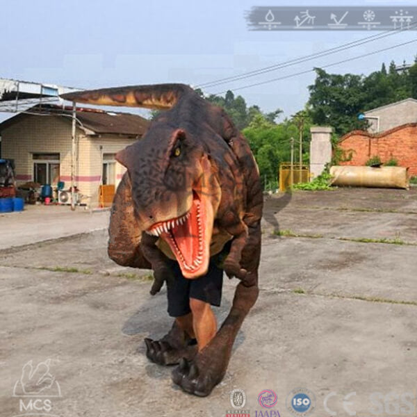walking dinosaur costume