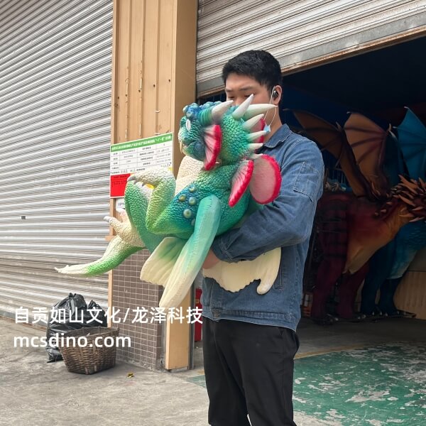 Embrace Green Dragon Puppet Magical Hand Puppet-BB083