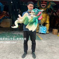 Load image into Gallery viewer, Embrace Green Dragon Puppet Magical Hand Puppet-BB083
