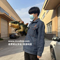 Load image into Gallery viewer, Green Stegosaurus Hand Puppet-BB108
